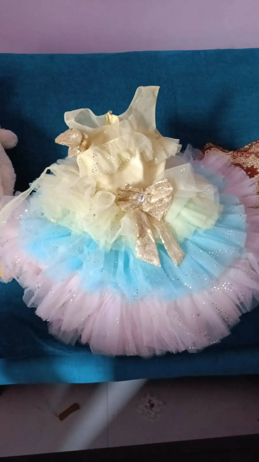 1st Birthday Baby Girl Beautiful Dress/Frock/ barbie doll dress for your baby girl