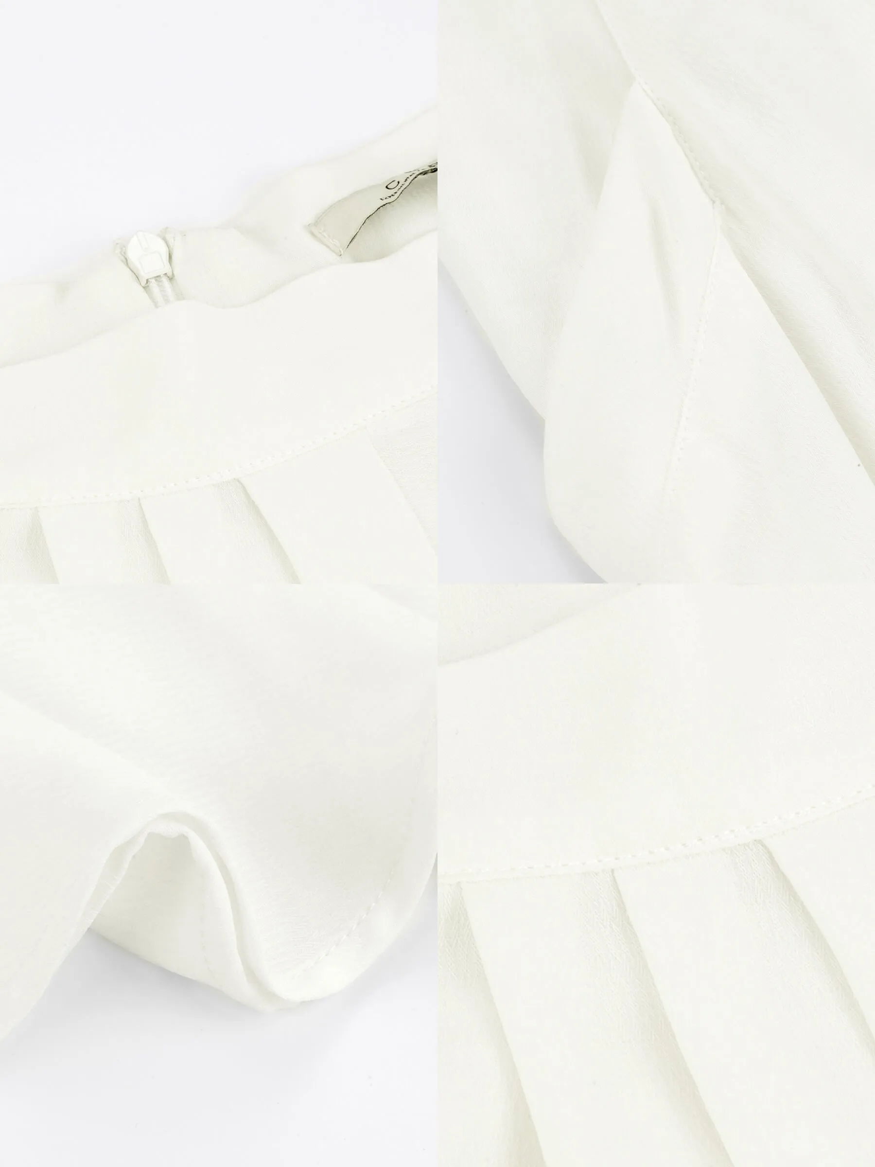 A-line Pleated Midi Skirt
