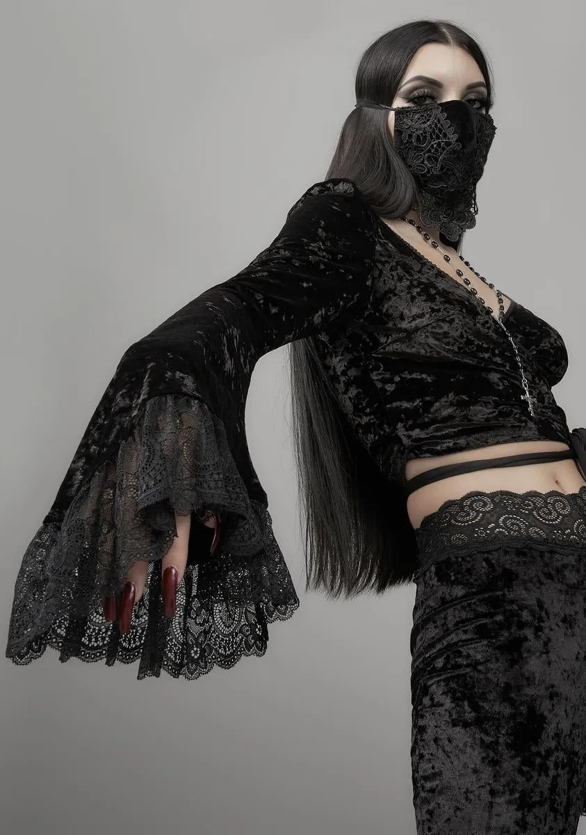 Abandon All Hope Bell Sleeve Top
