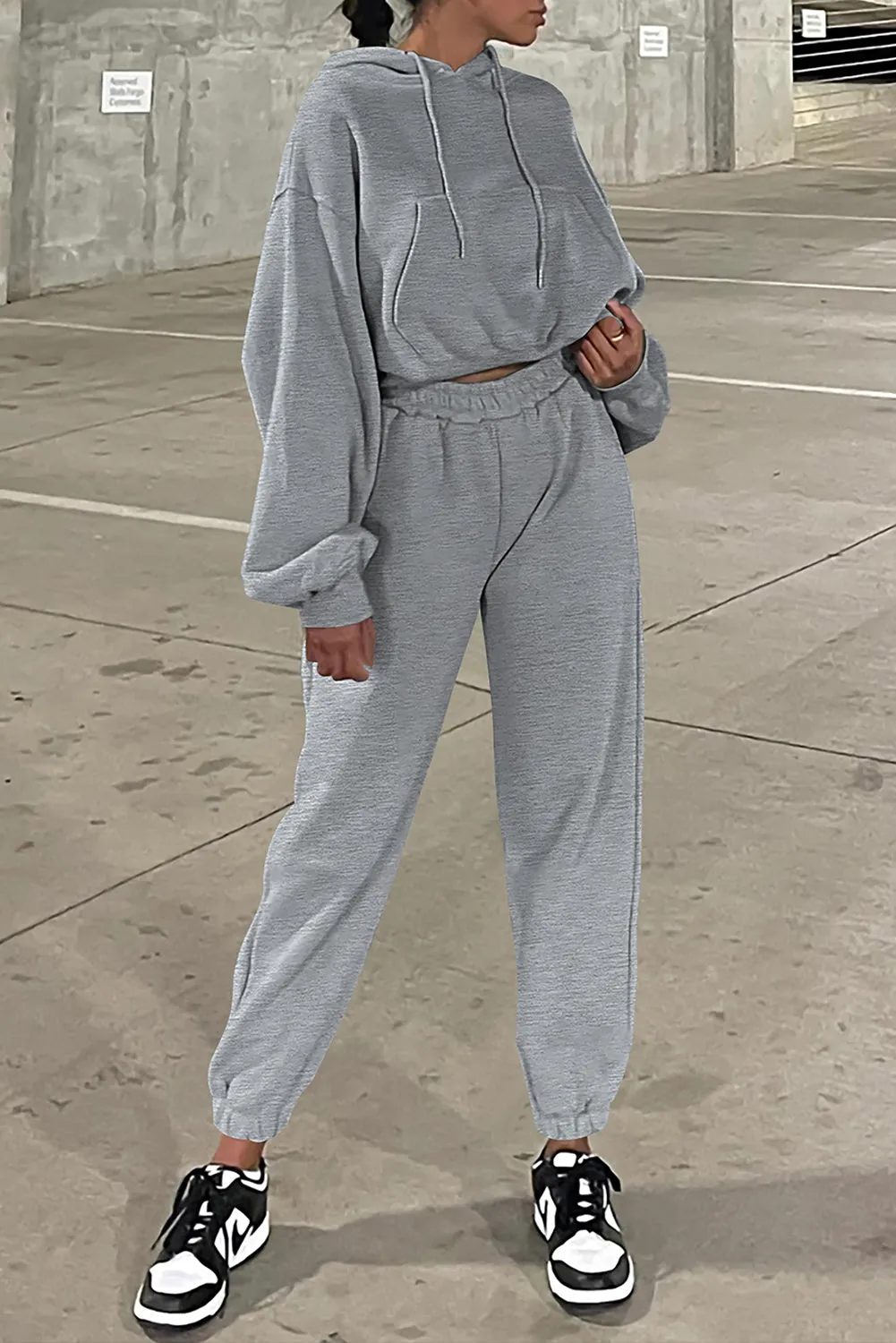Autumn Waffle Knit Hoodie