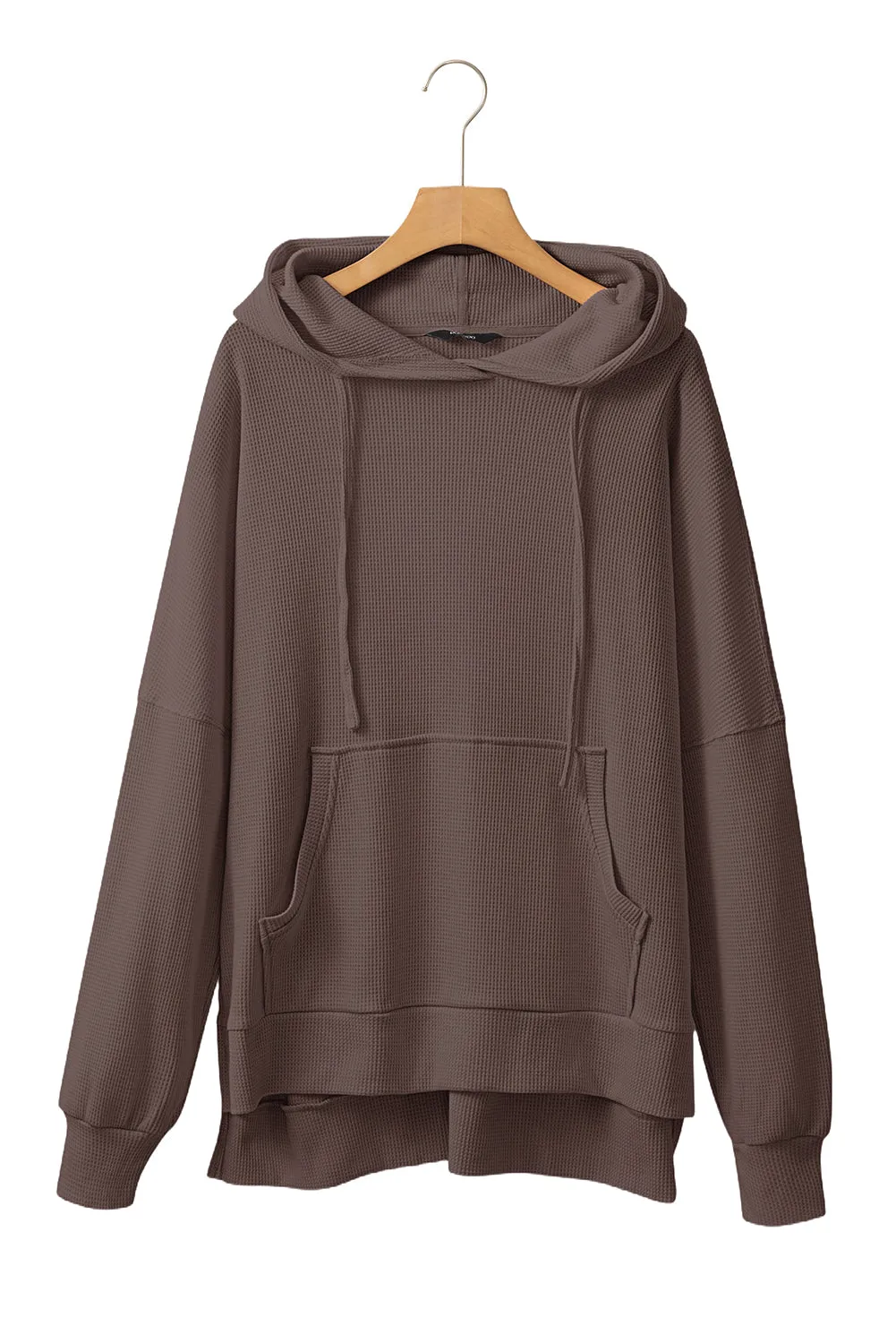 Autumn Waffle Knit Hoodie