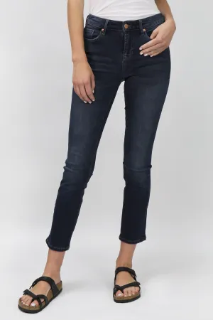 BLAIRE HIGH RISE ANKLE SLIM STRAIGHT JEANS MUNICH