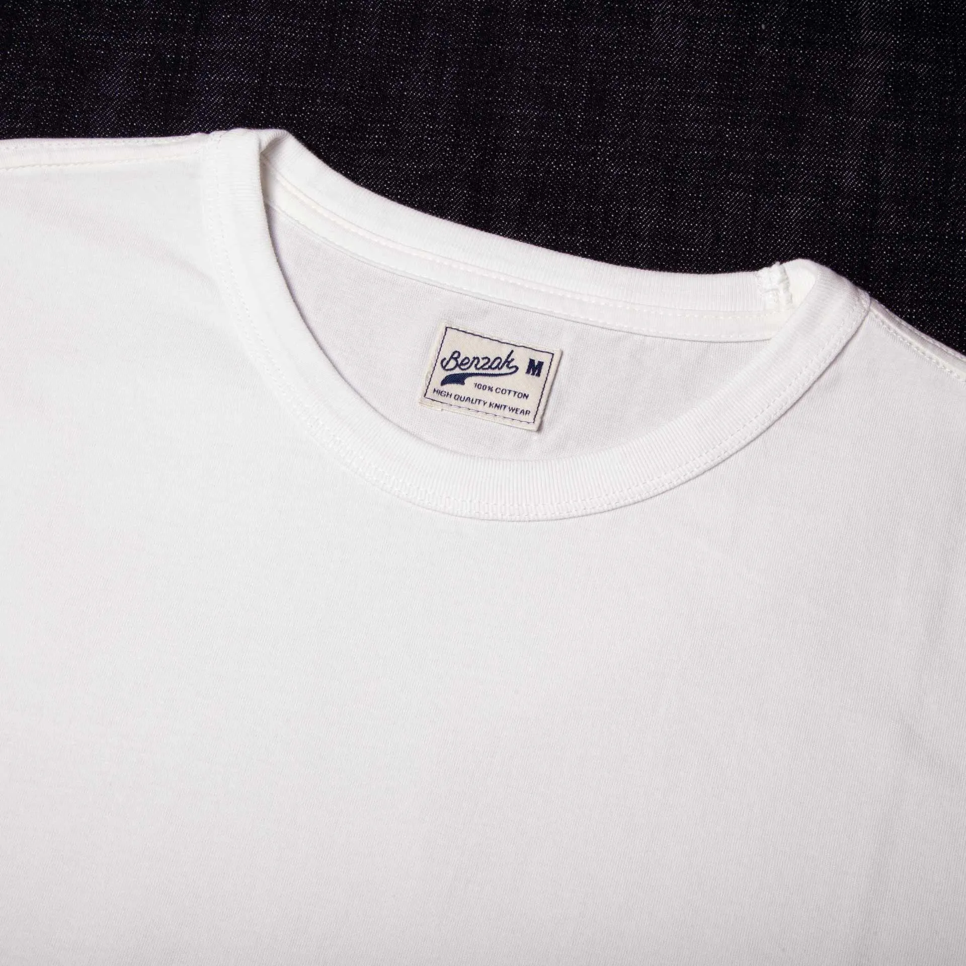 BT-2P TWO-PACK TEE off white basic jersey