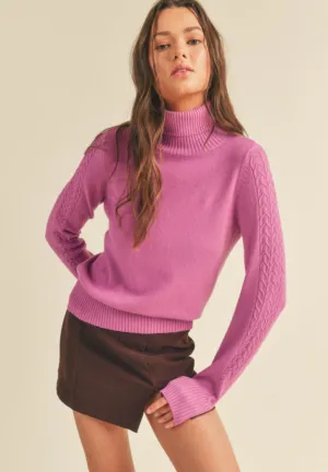 Cabled Essence Turtleneck