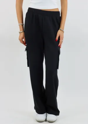 Can't You See Cargo Sweatpants ★ Black