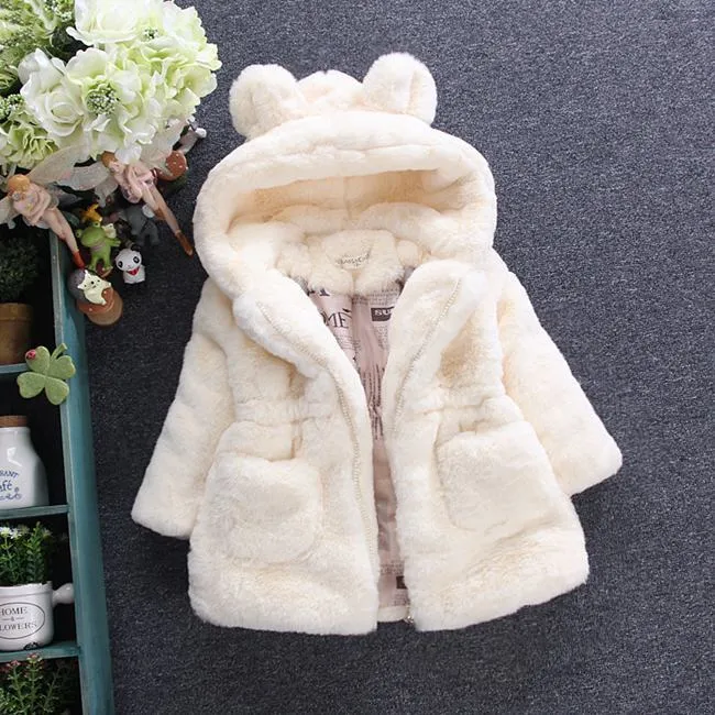Coat Cloak Kids Hooded Outerwear Baby Girl Clothes Jacket Girls Outfits Set Girl Baby