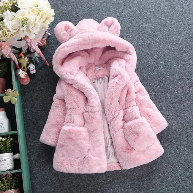 Coat Cloak Kids Hooded Outerwear Baby Girl Clothes Jacket Girls Outfits Set Girl Baby