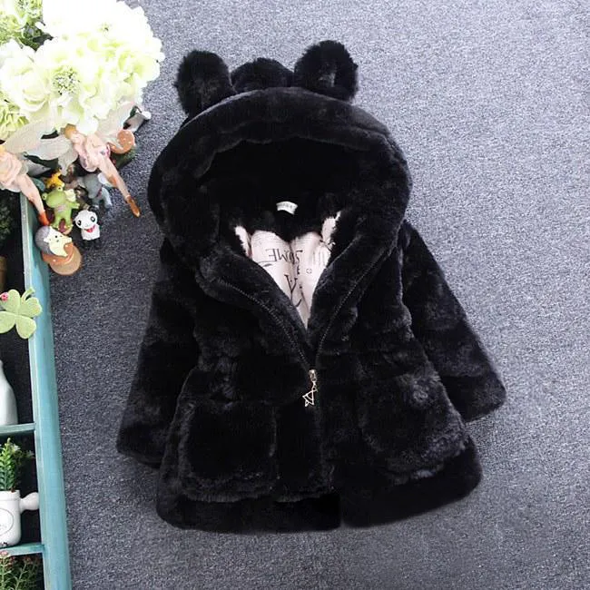 Coat Cloak Kids Hooded Outerwear Baby Girl Clothes Jacket Girls Outfits Set Girl Baby