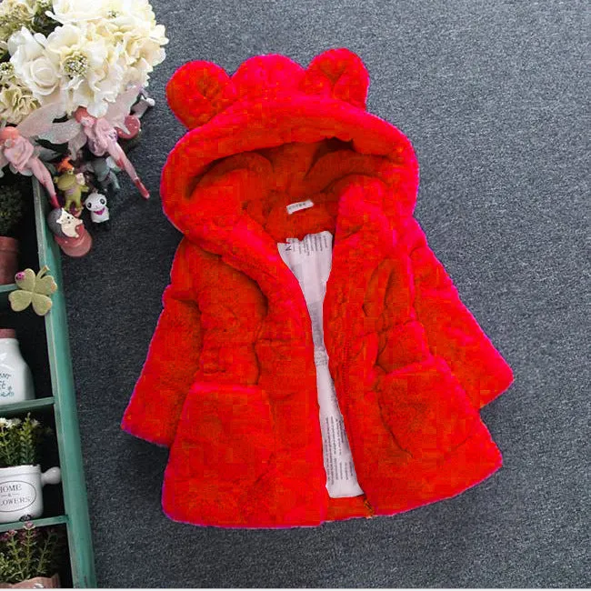 Coat Cloak Kids Hooded Outerwear Baby Girl Clothes Jacket Girls Outfits Set Girl Baby