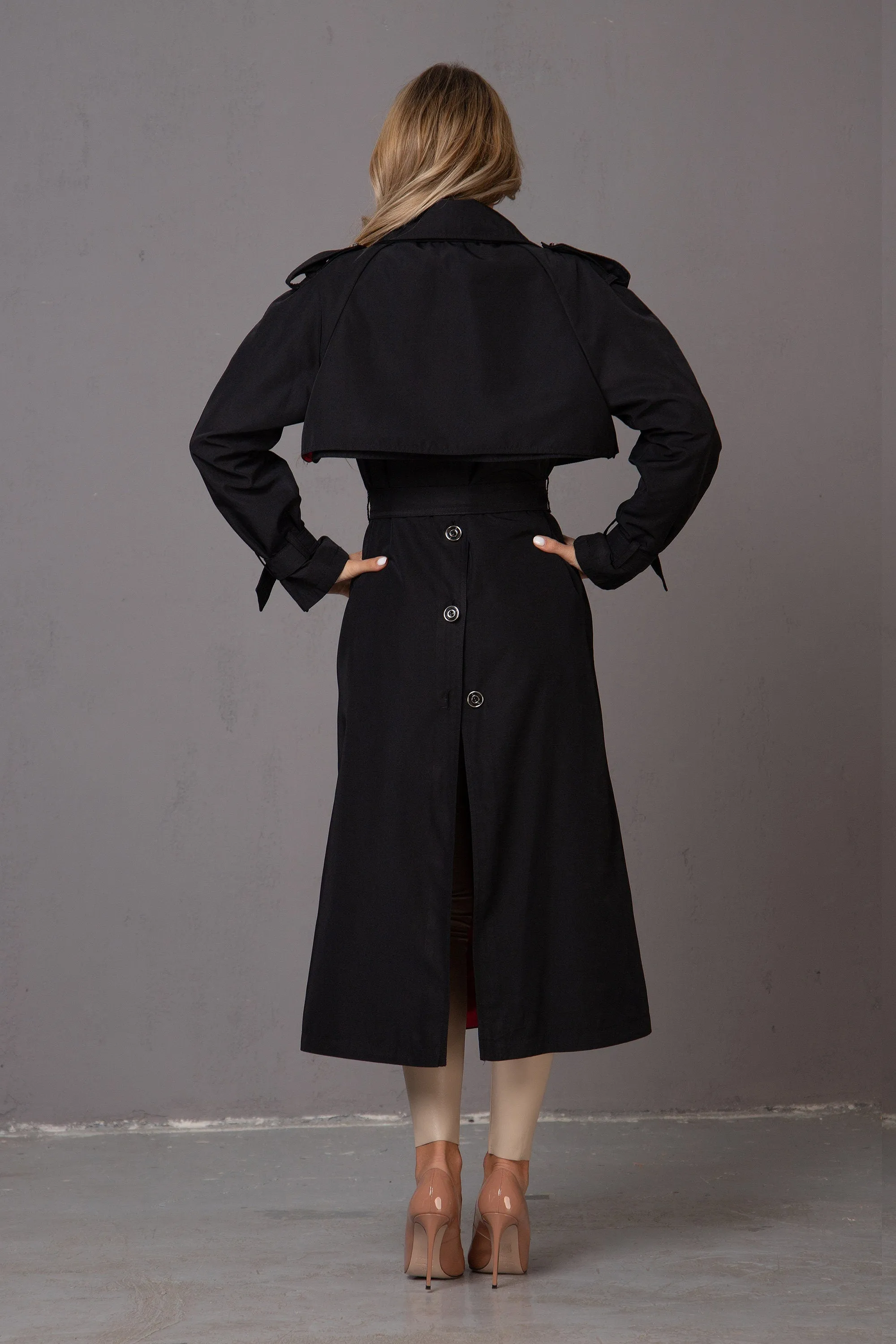 CONTRASTING TRENCH COAT