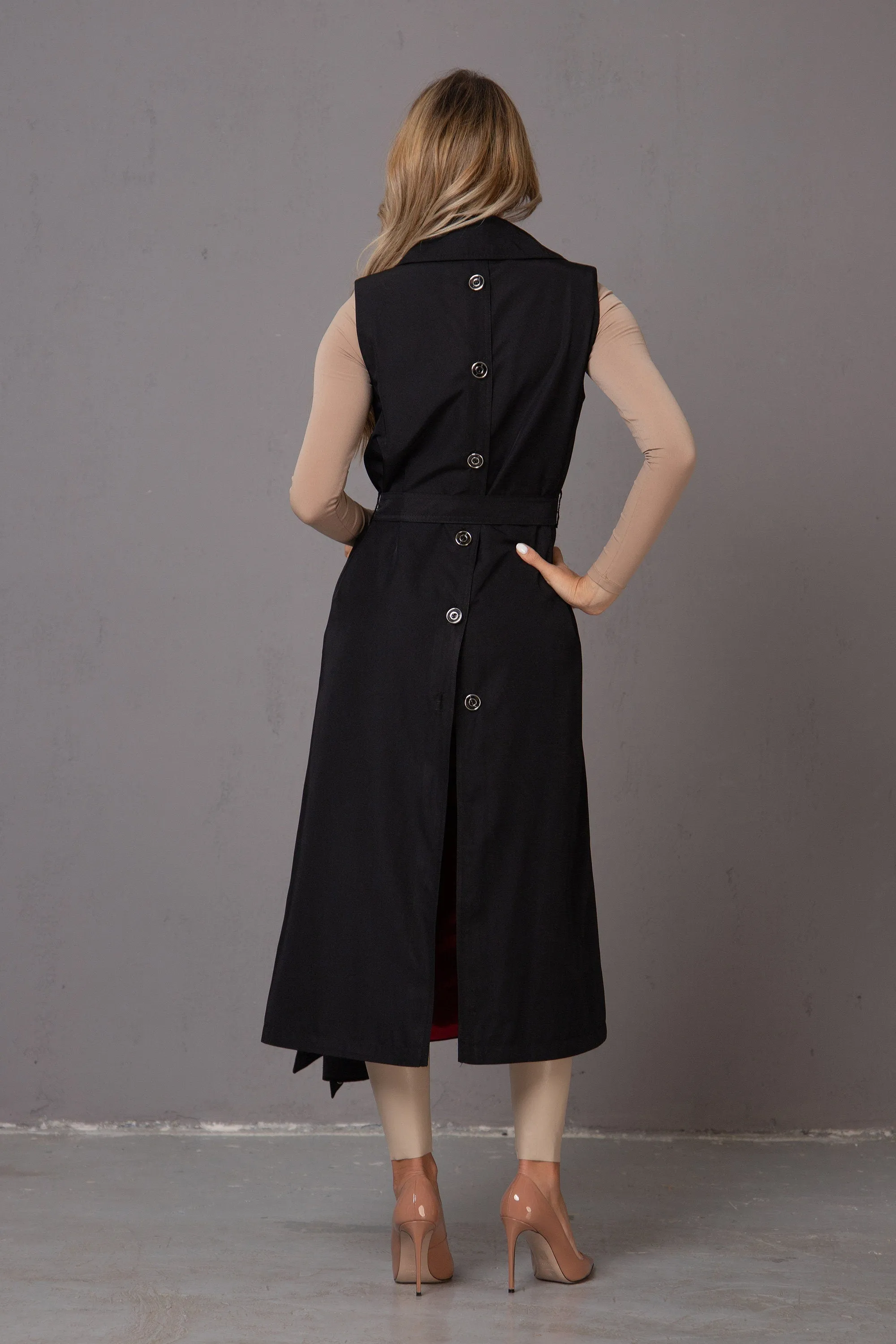 CONTRASTING TRENCH COAT