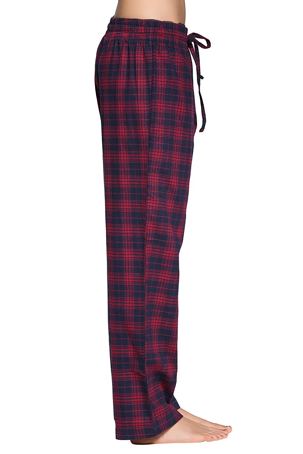 CYZ Women's 100% Cotton Super Soft Flannel Plaid Pajama/Louge Pants