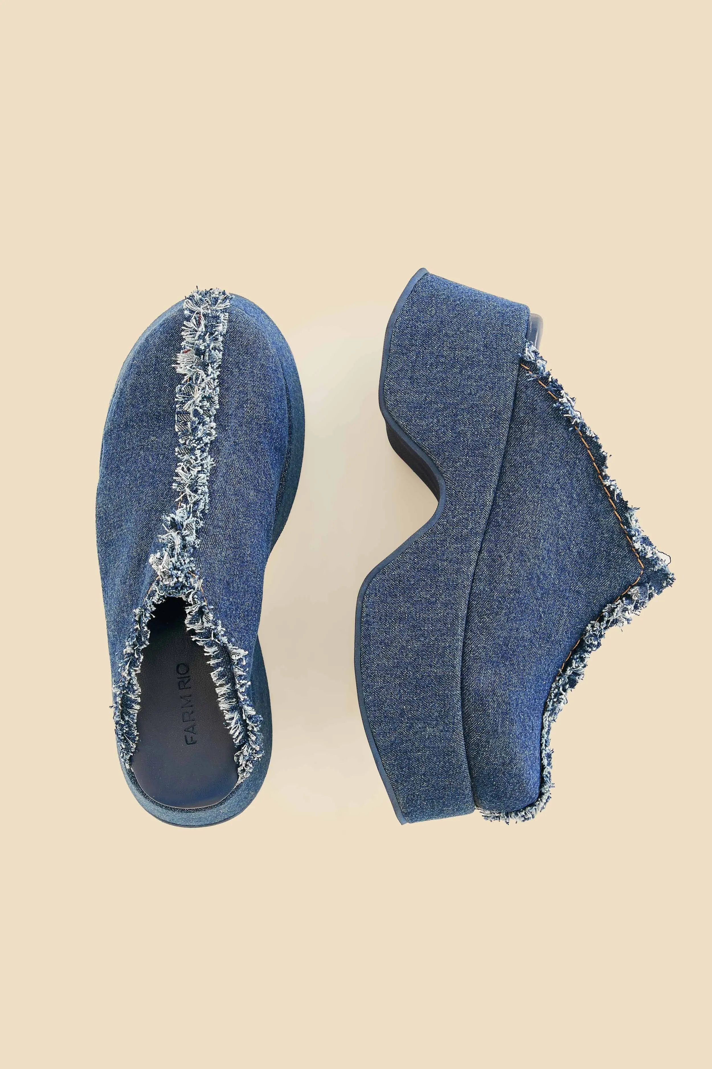 Denim Platform Clog