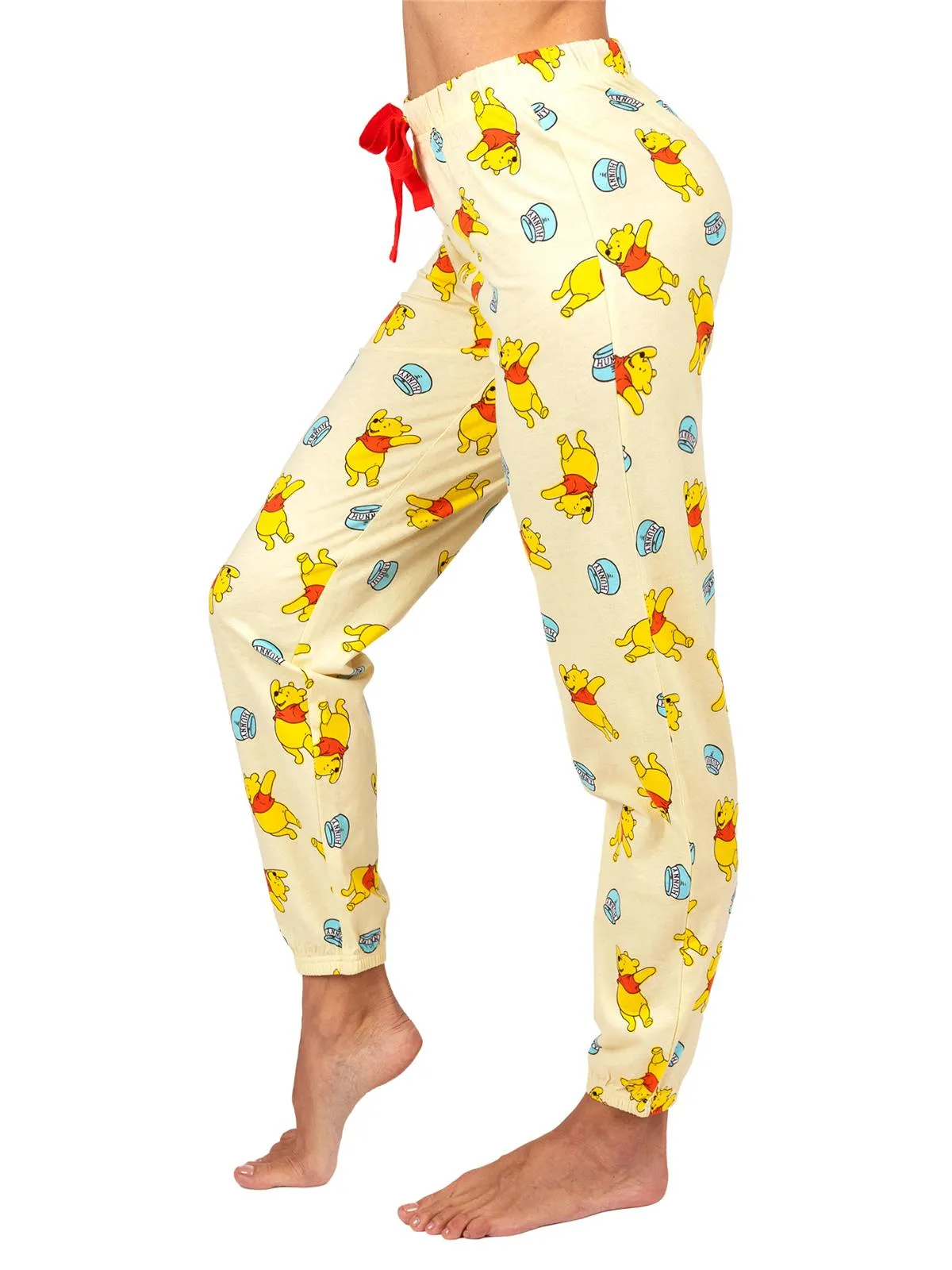Disney Winnie The Pooh Women's Cotton Pajama Pants, Sleepwear Bottoms