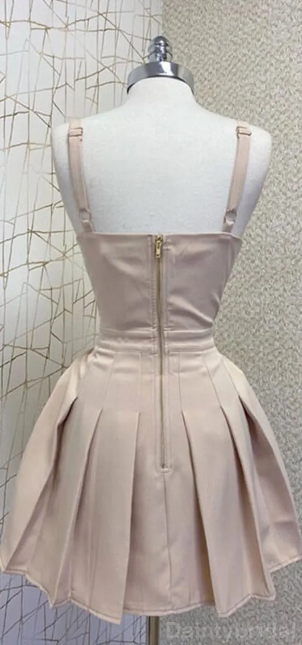 Elegant Straps A-line Jersey Short Homecoming Dresses Online, HD0665