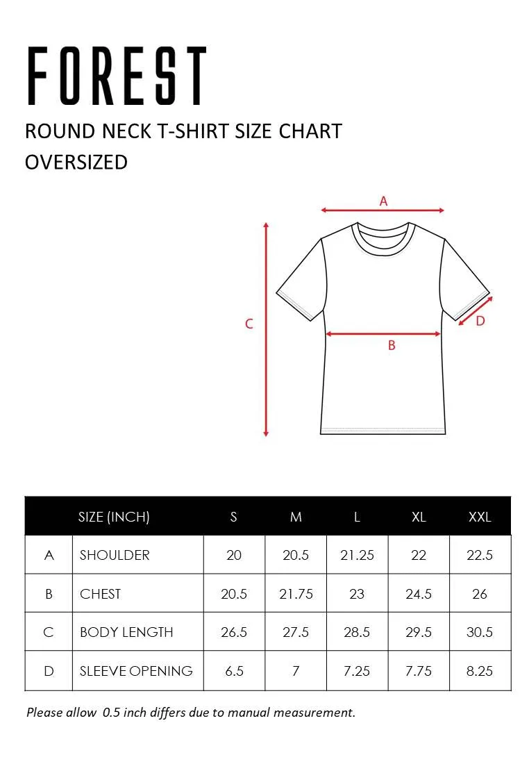 Forest Oversized Graphic Tee Crew Neck Short Sleeve T Shirt Men | Oversized Shirt Men - 621223