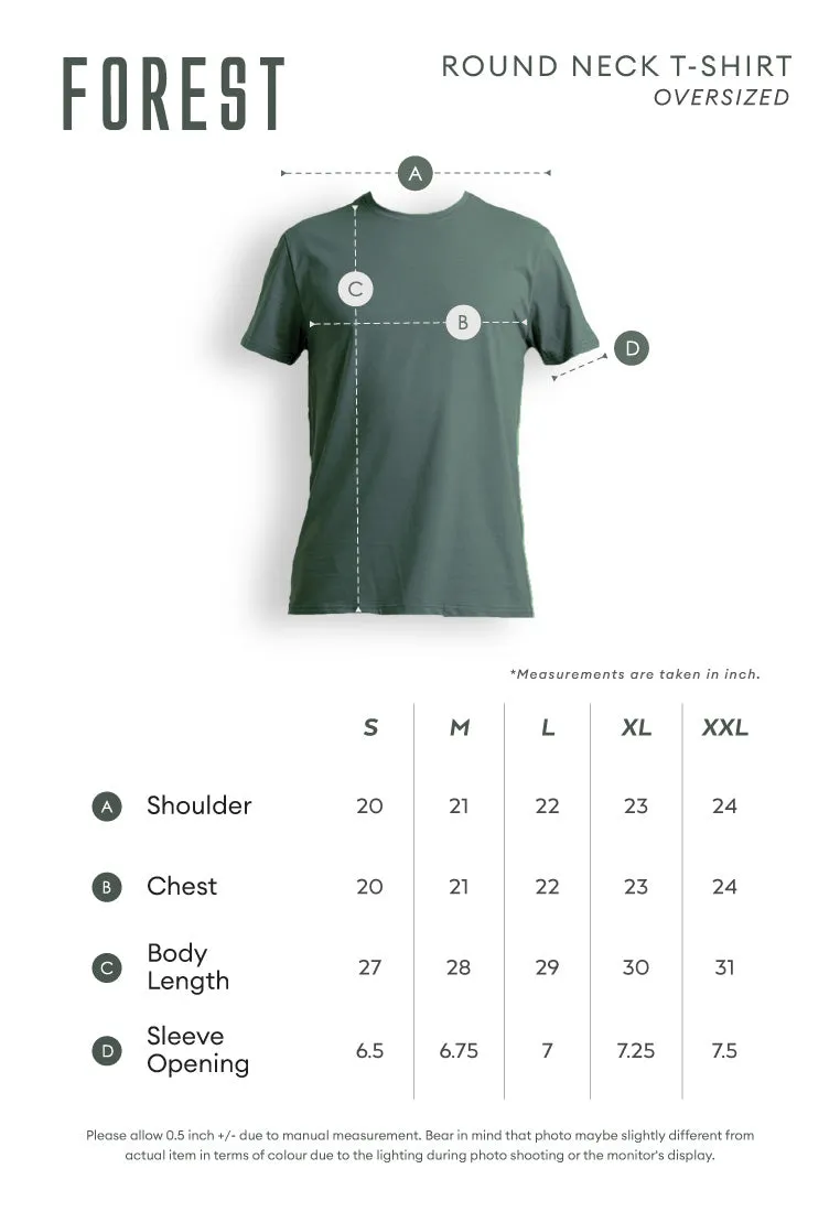 Forest Oversized Graphic Tee Crew Neck Short Sleeve T Shirt Men | Oversized Shirt Men - 621341