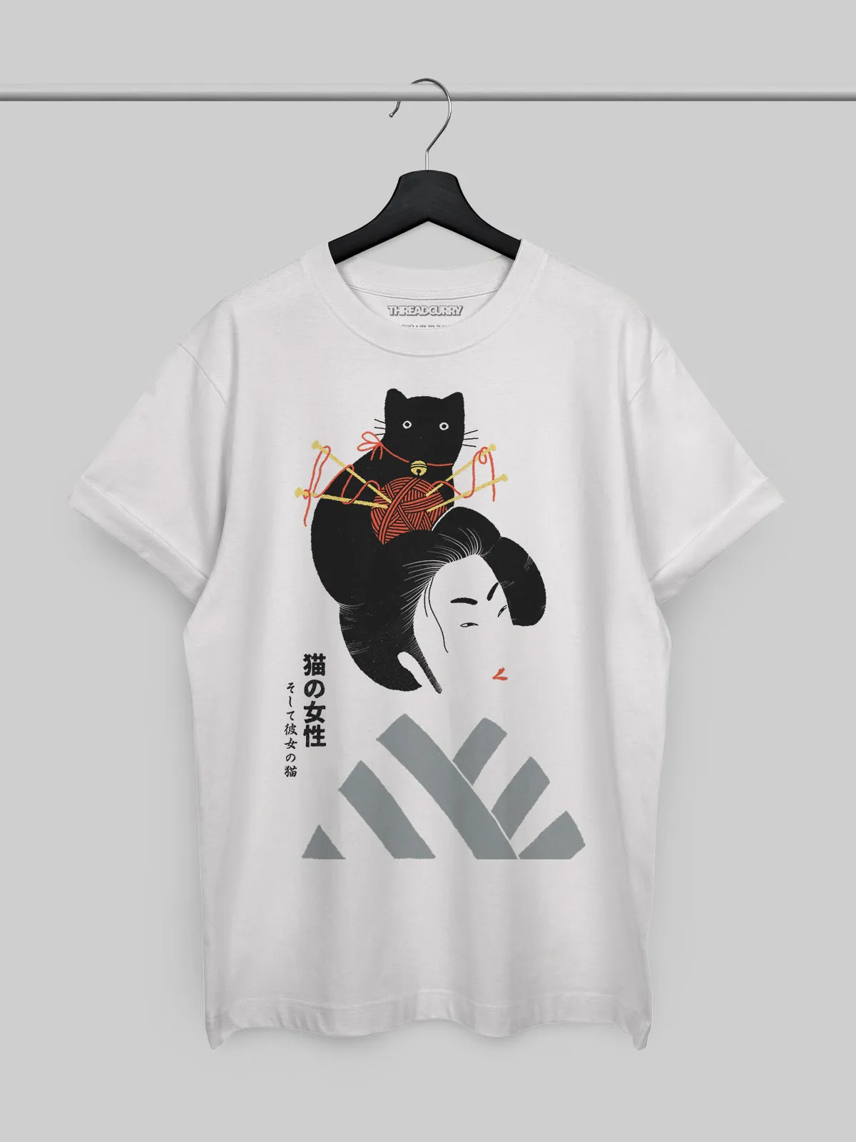 Geisha & Cat Tshirt