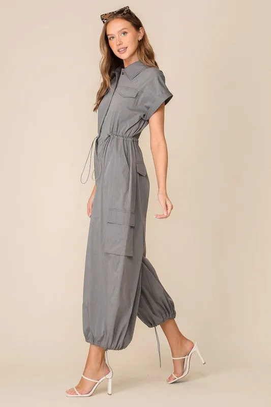 Grey Boiler Jumpsuit