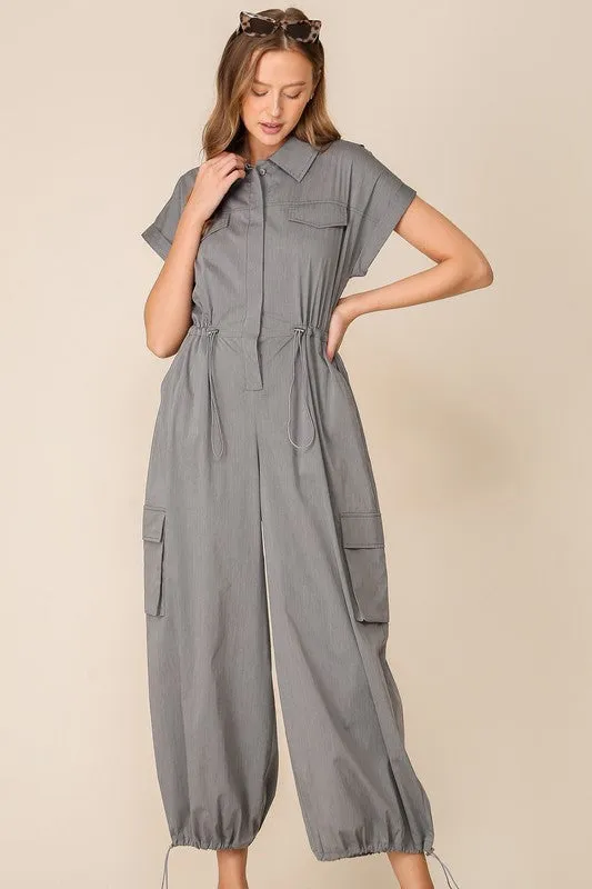 Grey Boiler Jumpsuit