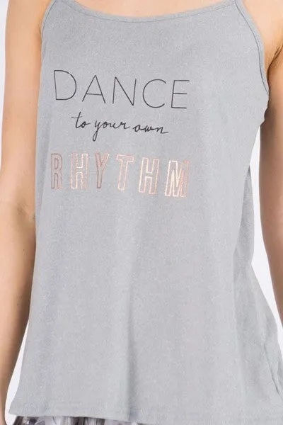 Hacci Lounge Pajama Short Set - Dance to Your Own Rhythm