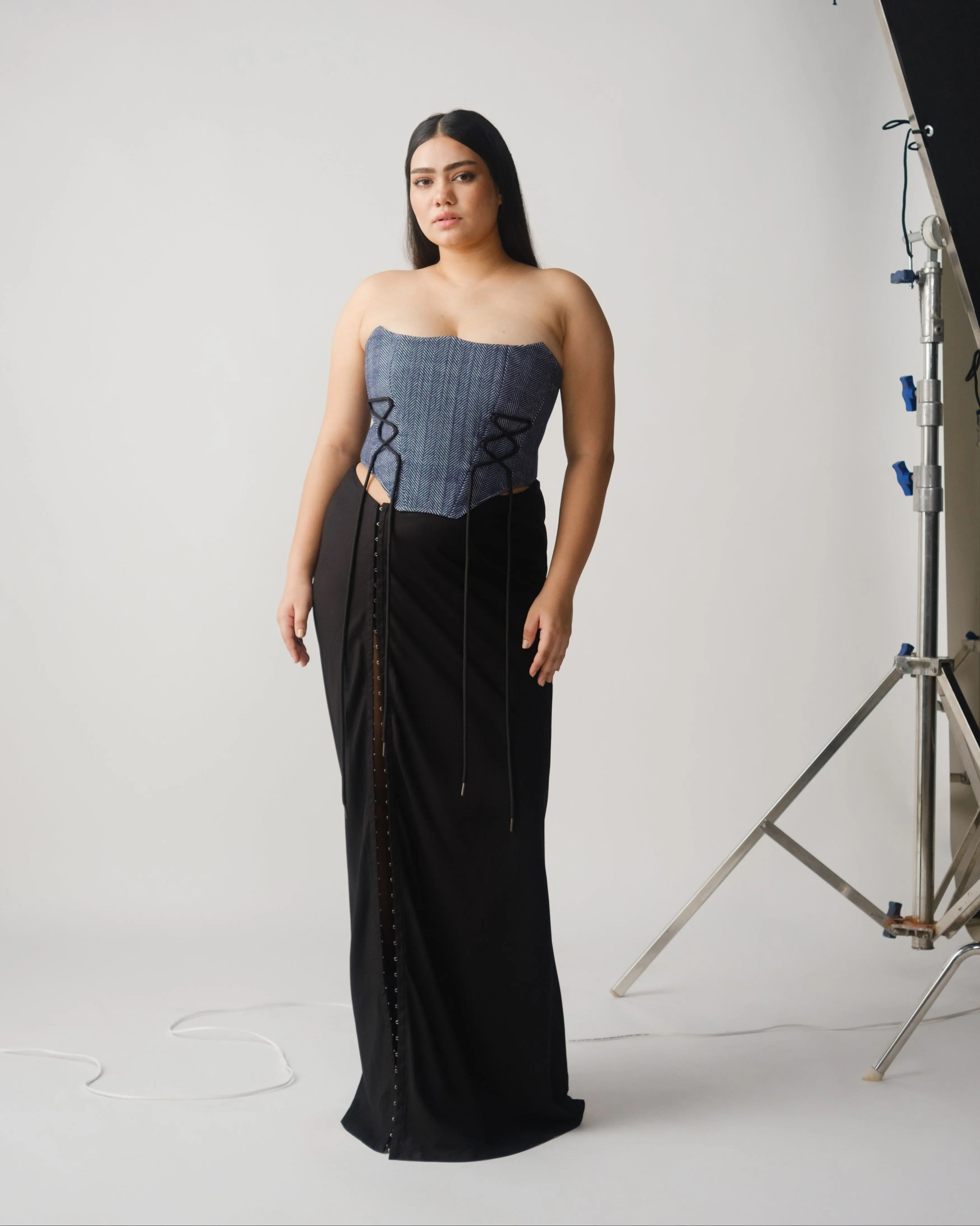 IMPOLITE HERRINGBONE CORSET