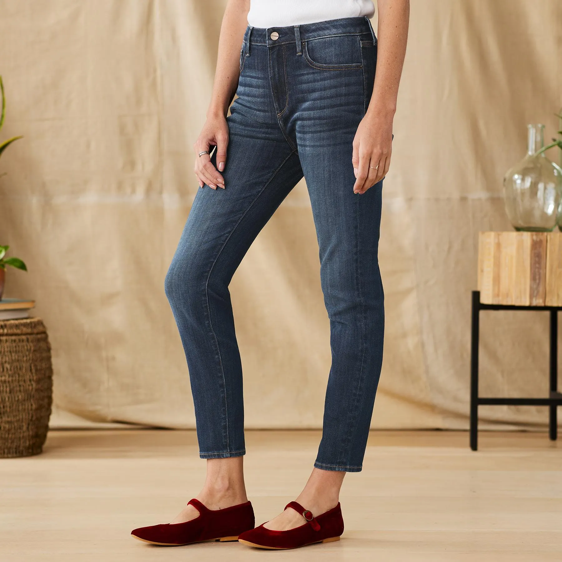 Jackie High-rise Ankle Skinny Jeans