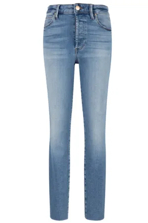 KUT Charlize High Rise Cigarette Leg w/Raw Hem