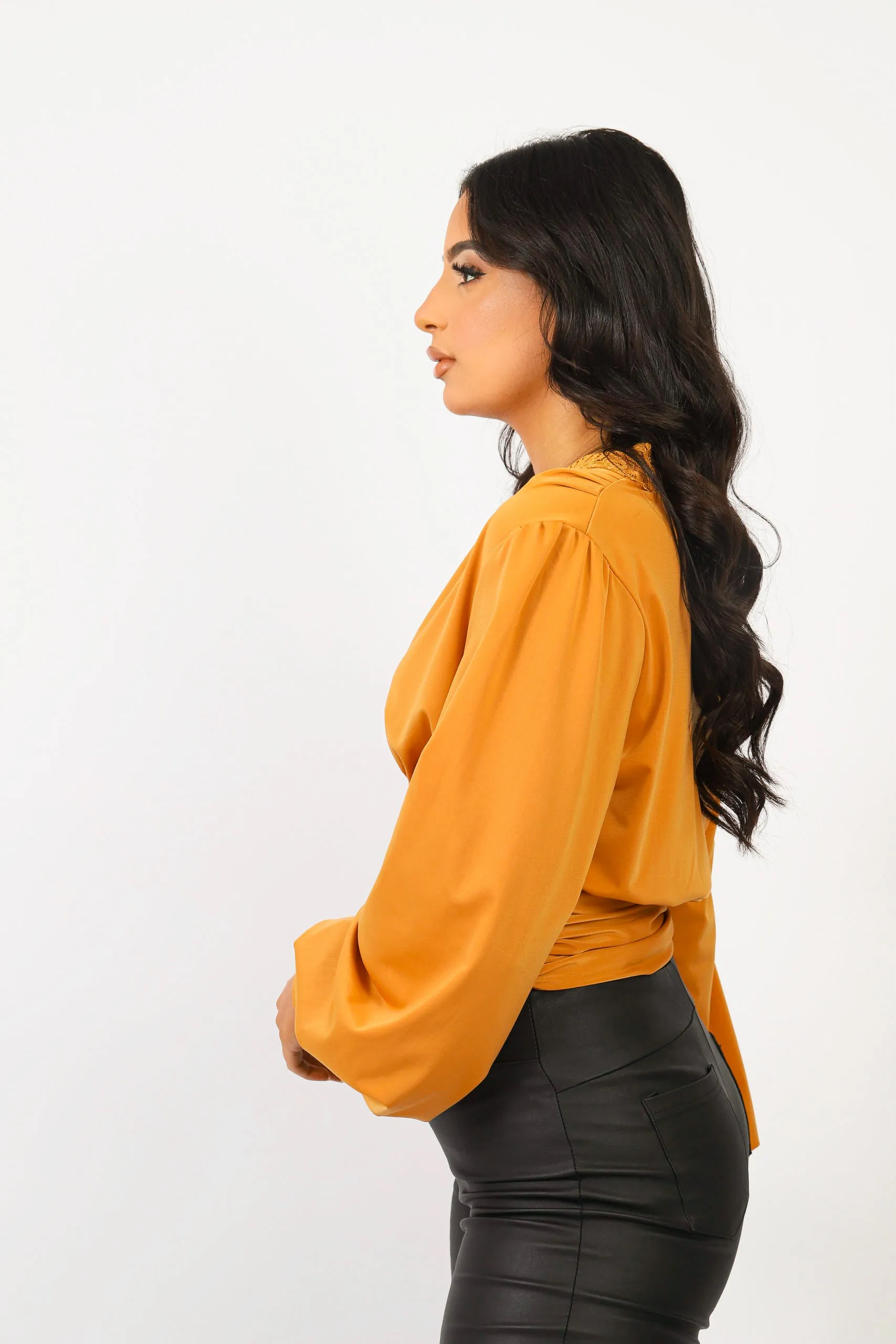 Leyana Lace Trim Top
