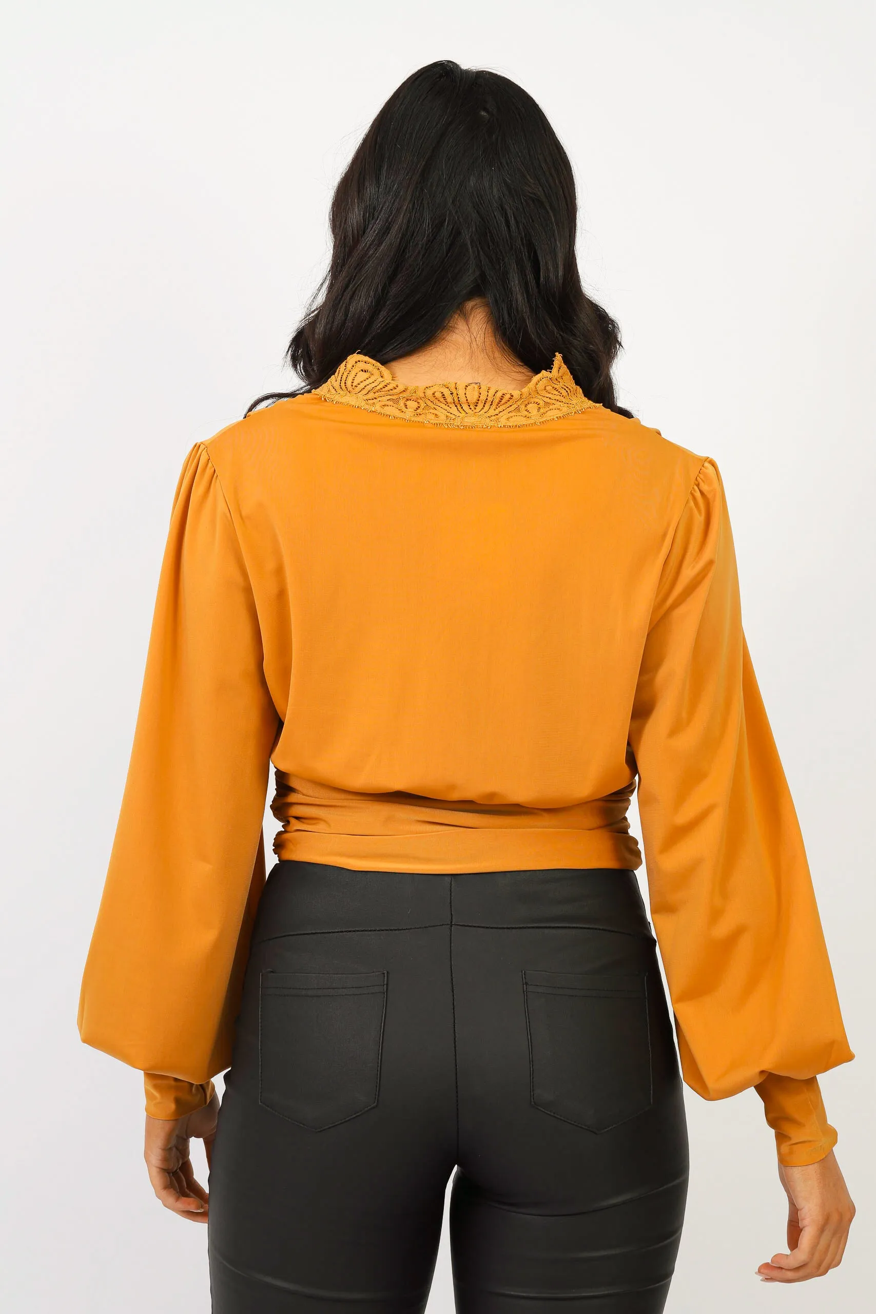 Leyana Lace Trim Top