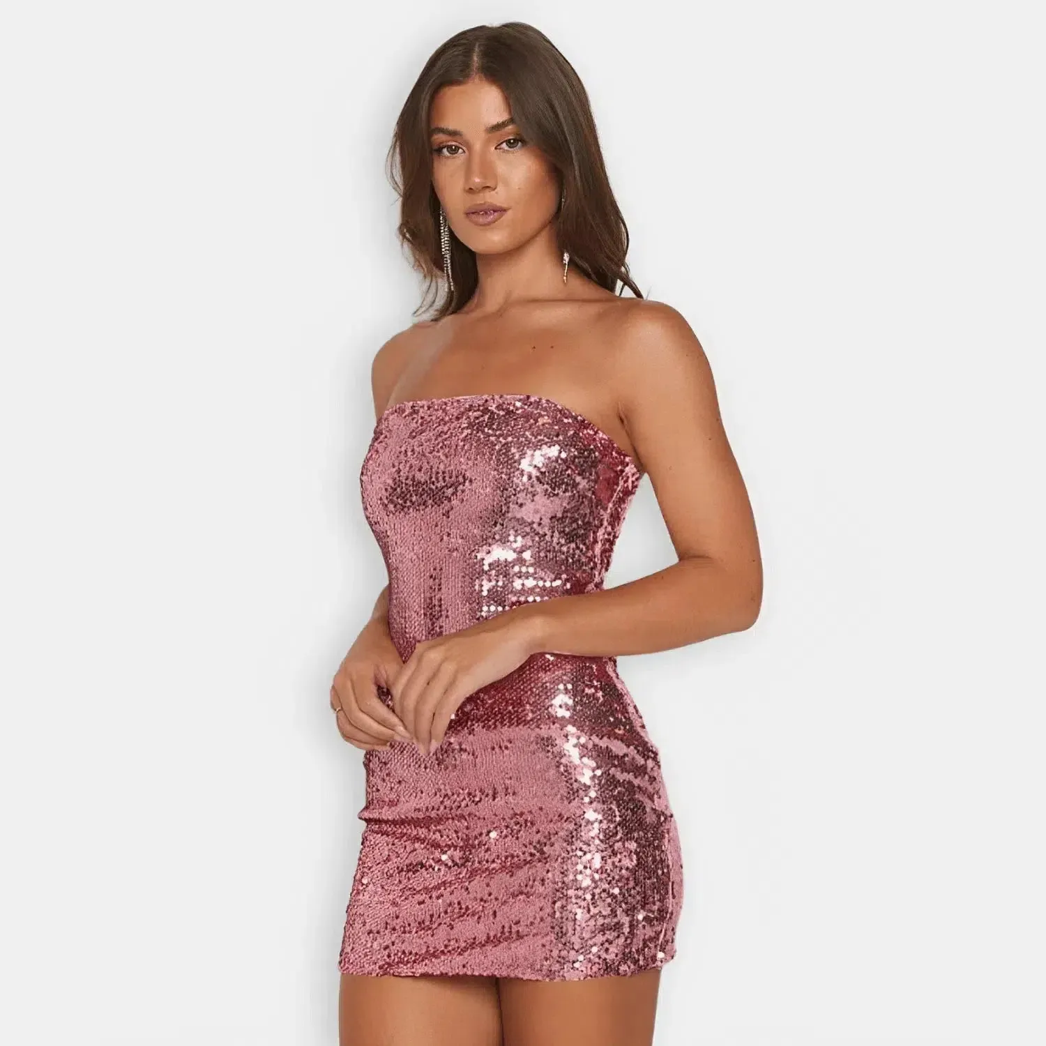 Lianora – Figure-hugging fit – Sequin mini dress