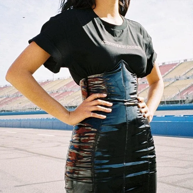 Lola Corset Leather Skirt