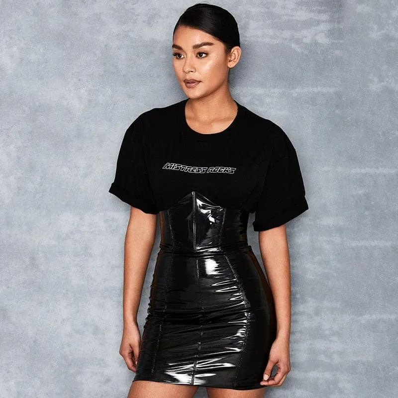 Lola Corset Leather Skirt