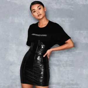 Lola Corset Leather Skirt