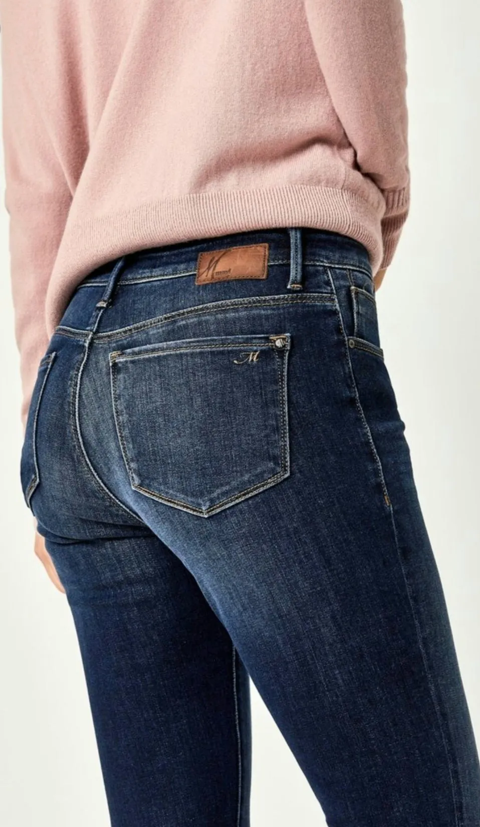 Mavi Jeans Alissa Ankle Dark Brushed Denim Jeans