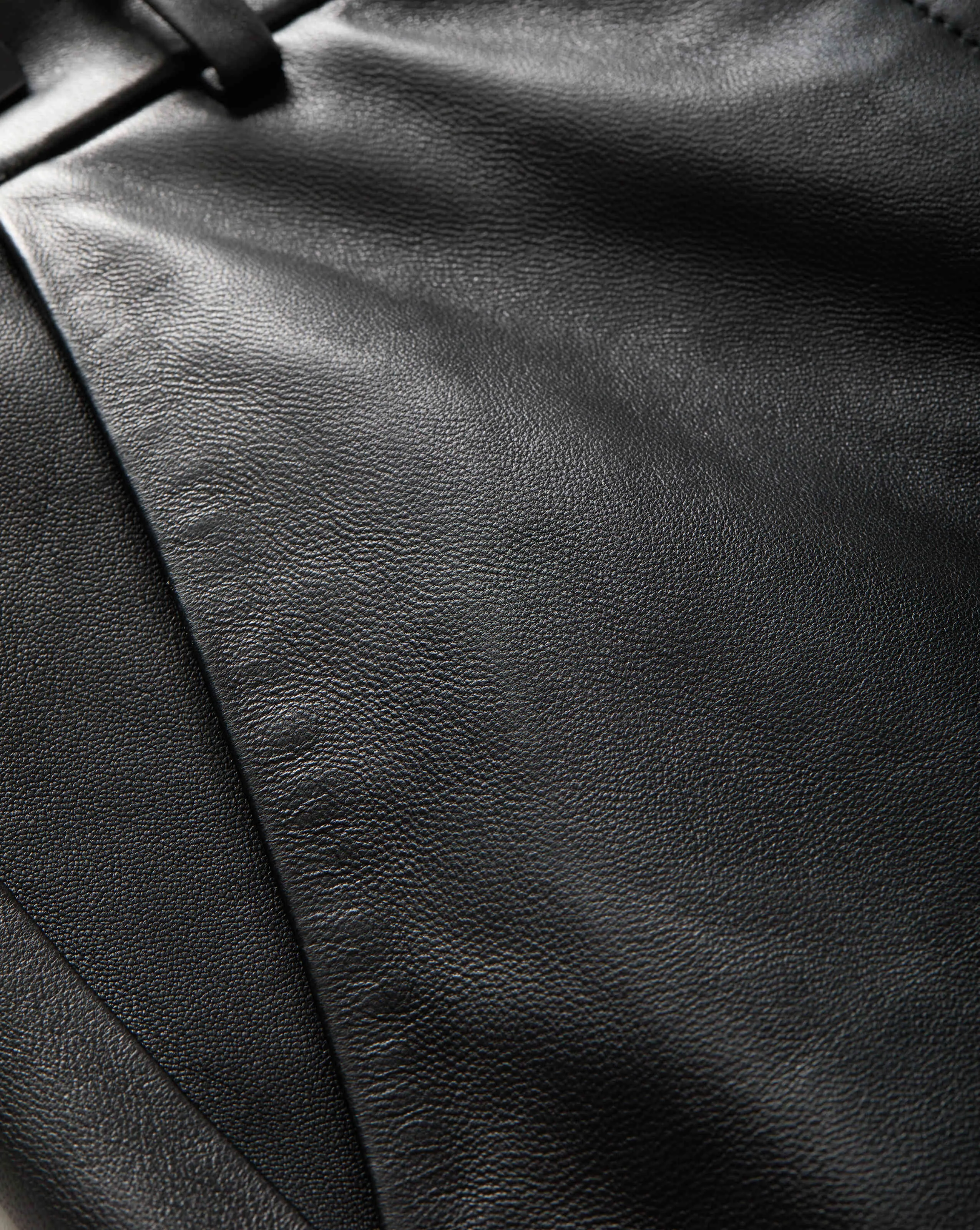 Maxine Leather Midi Skirt