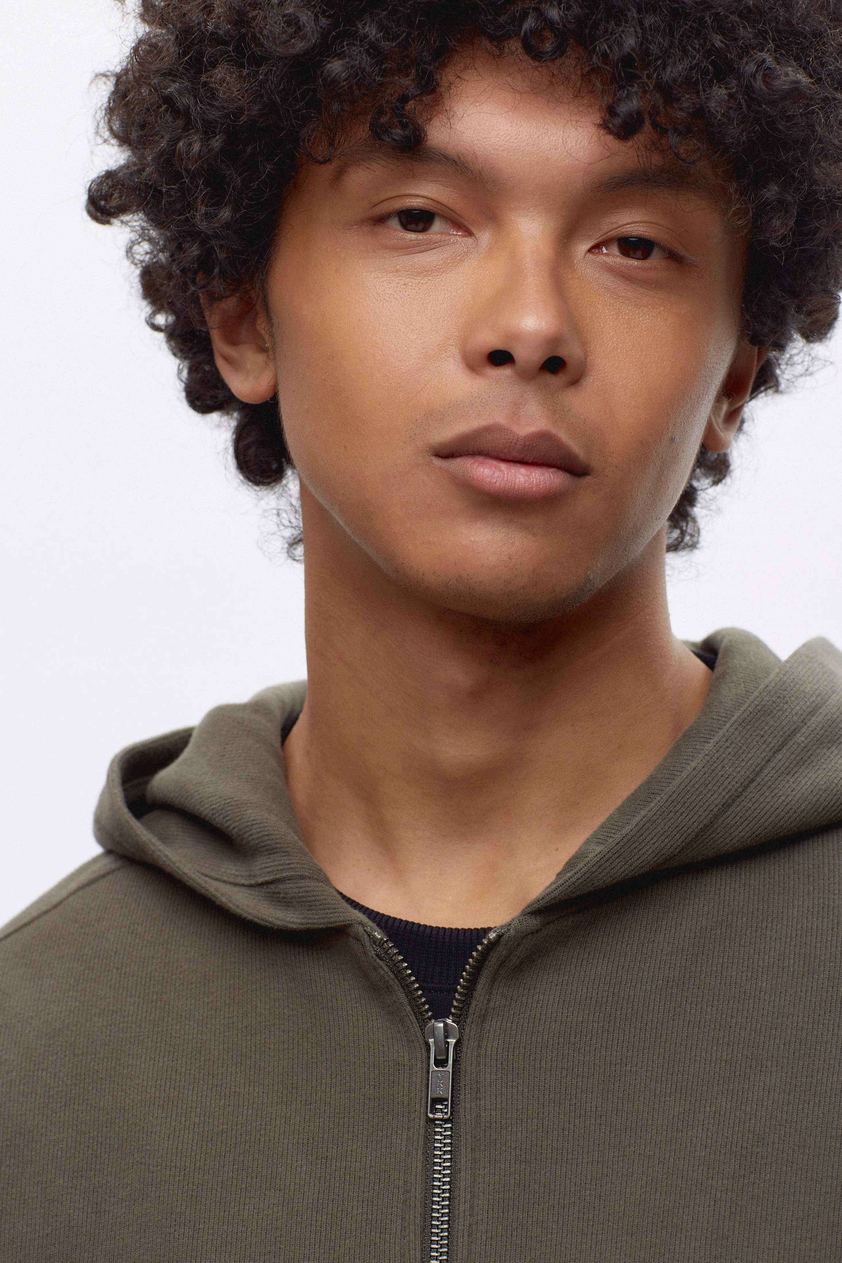 Men's Cozy Zip Hoodie in Beluga