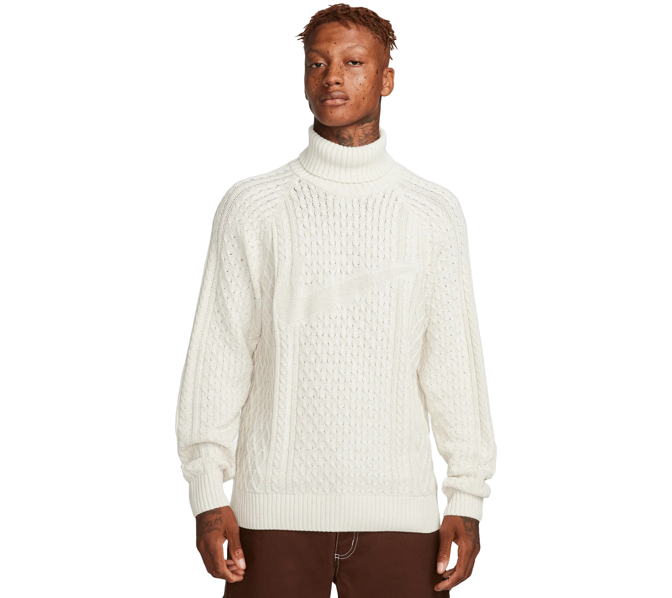 Nike Cable Knit Turtleneck Sweater