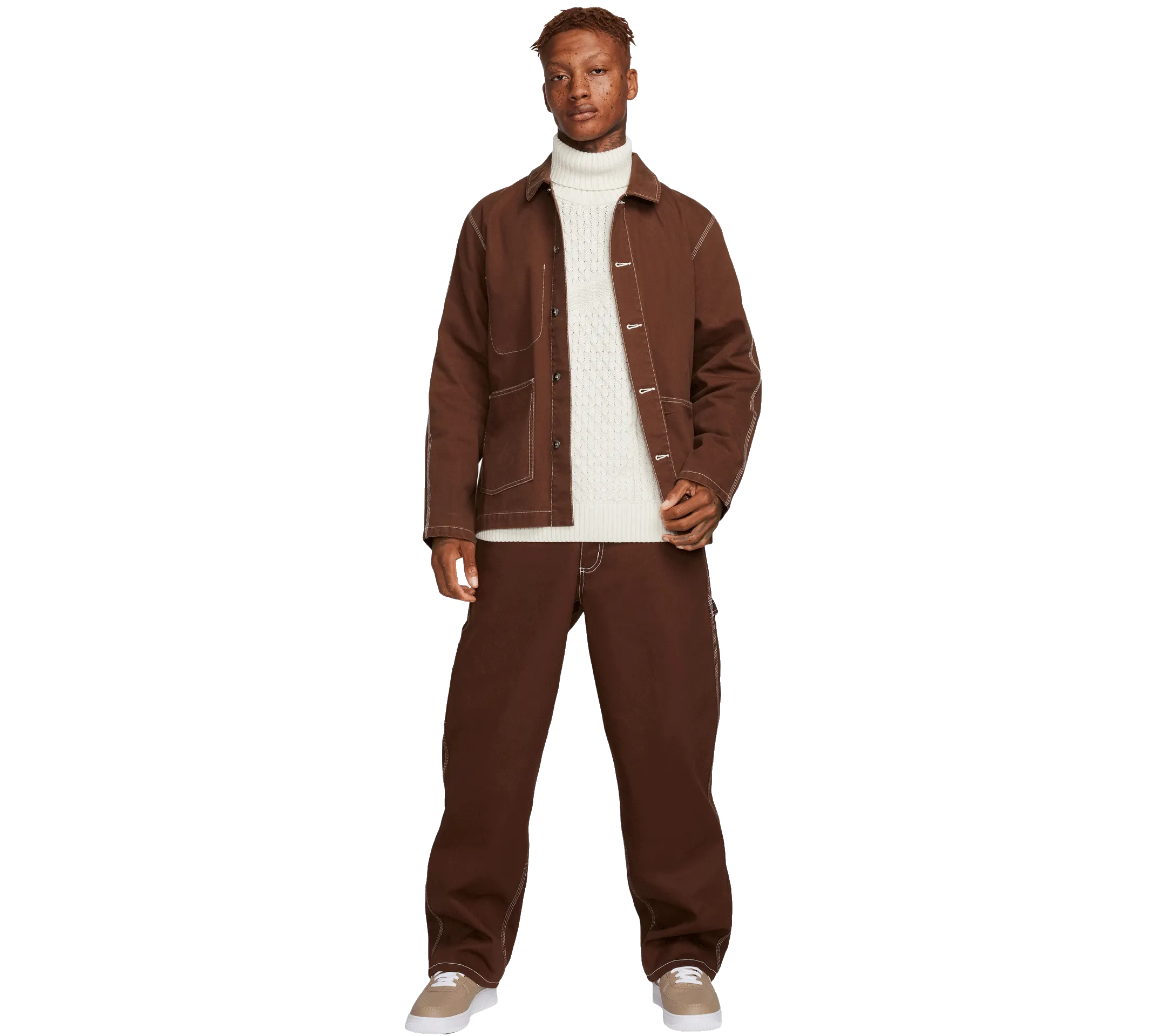 Nike Cable Knit Turtleneck Sweater