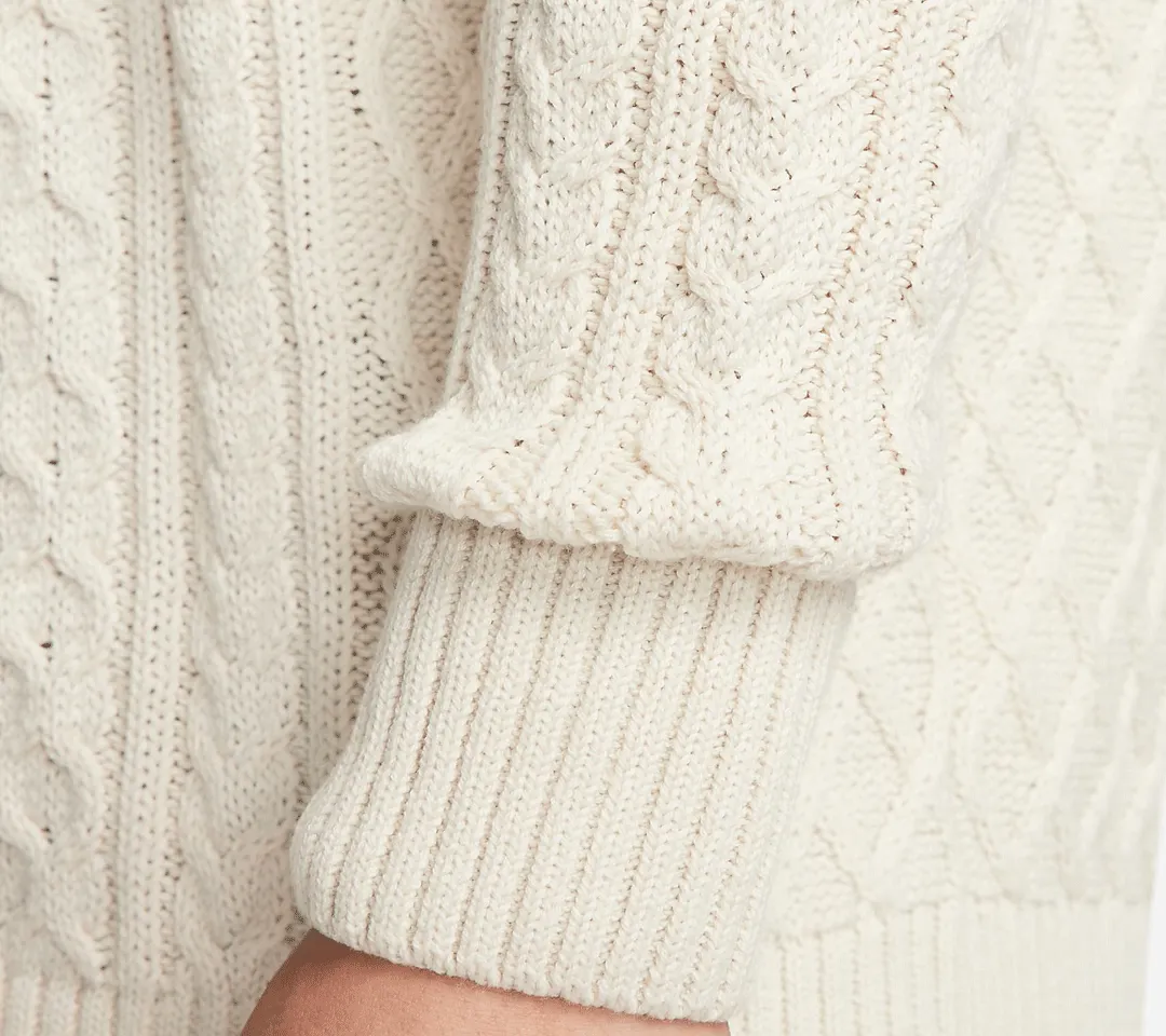 Nike Cable Knit Turtleneck Sweater