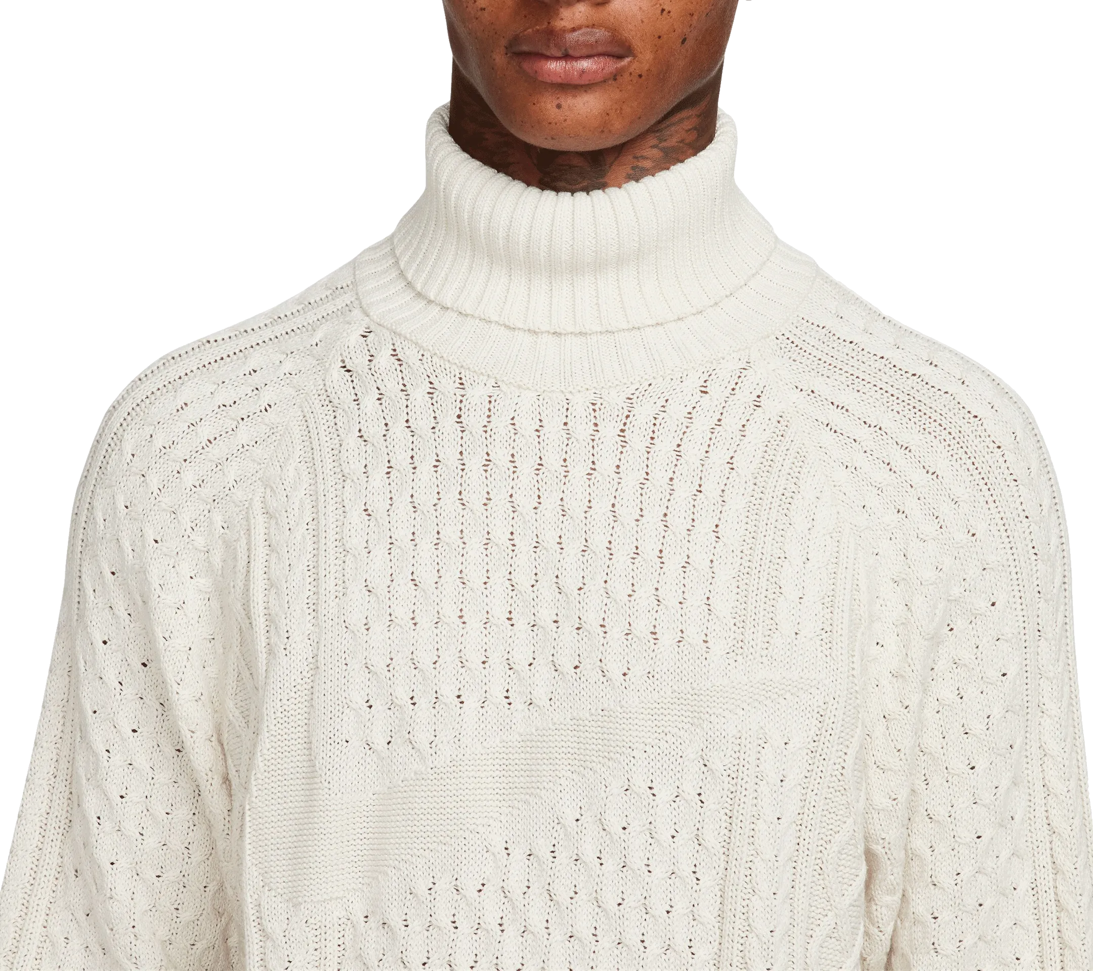 Nike Cable Knit Turtleneck Sweater