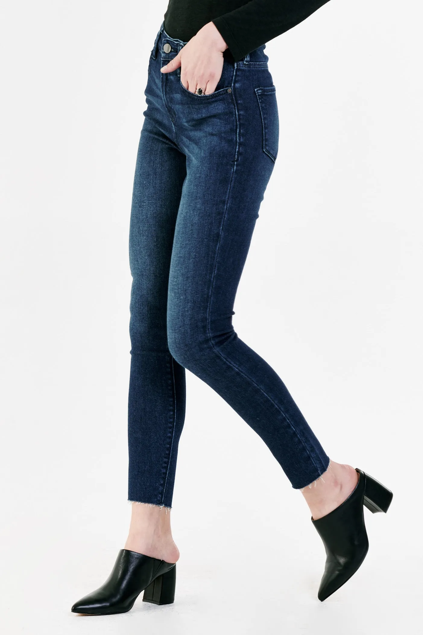 OLIVIA SUPER HIGH RISE ANKLE SKINNY JEANS WEST POINT