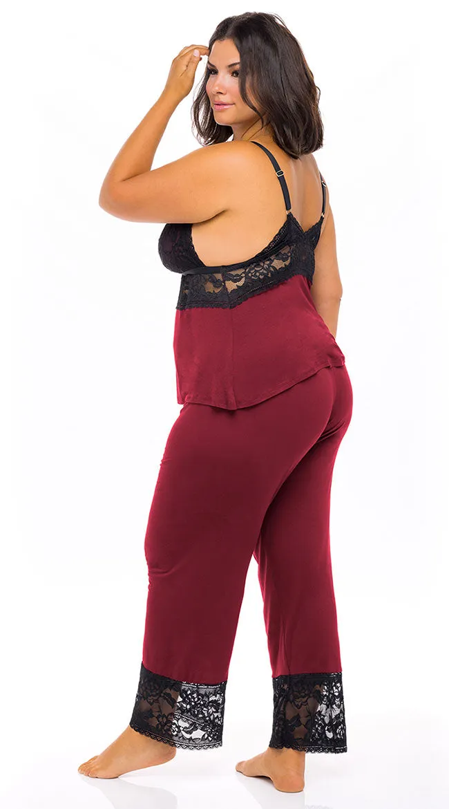 Plus Size Talking In Your Sleep Cami Pajama Set