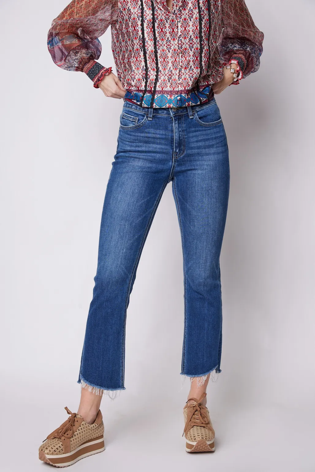 Sammy High Rise Kick Flare Jeans