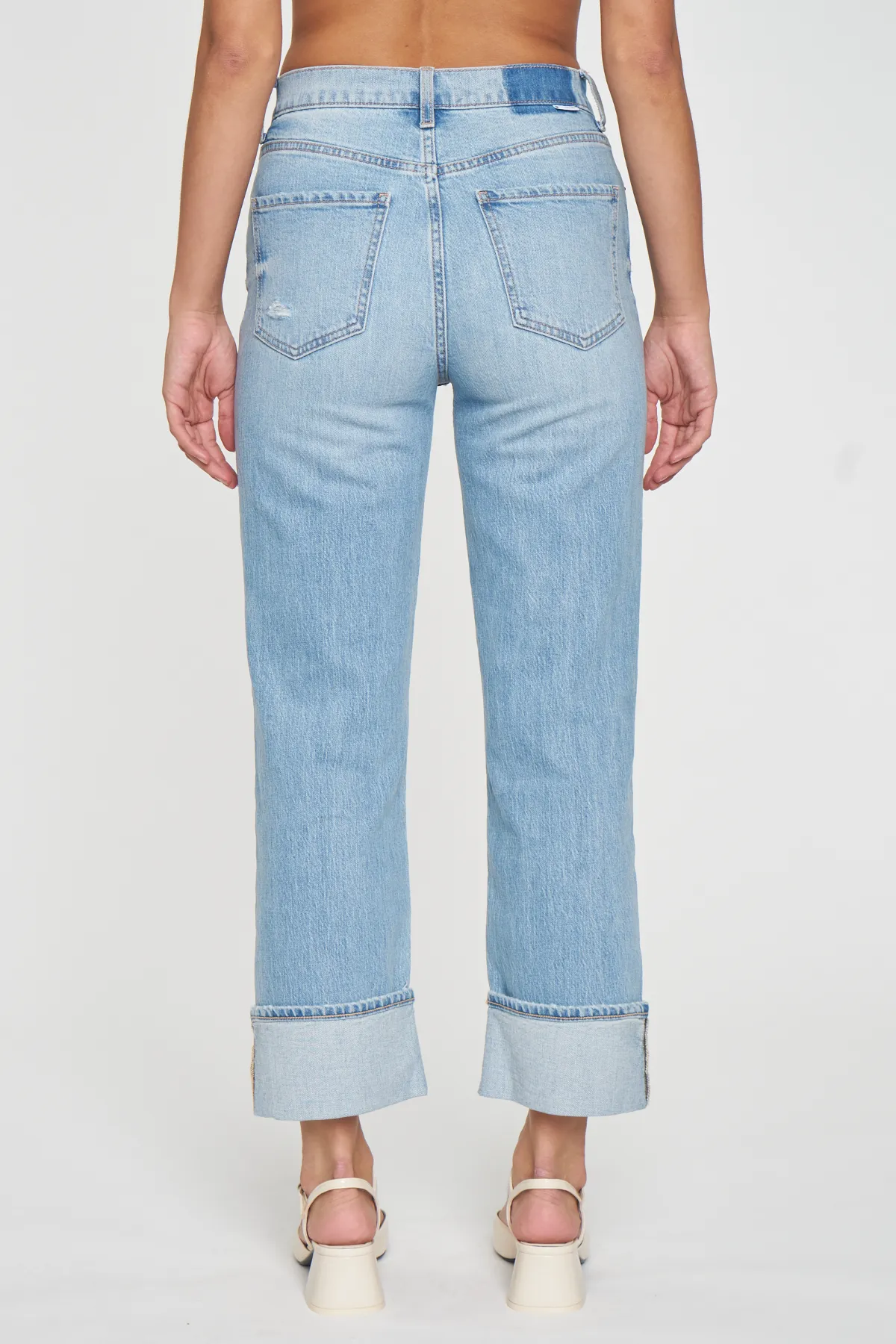 Sundaze Cuffed High Rise Vintage Straight | Fate