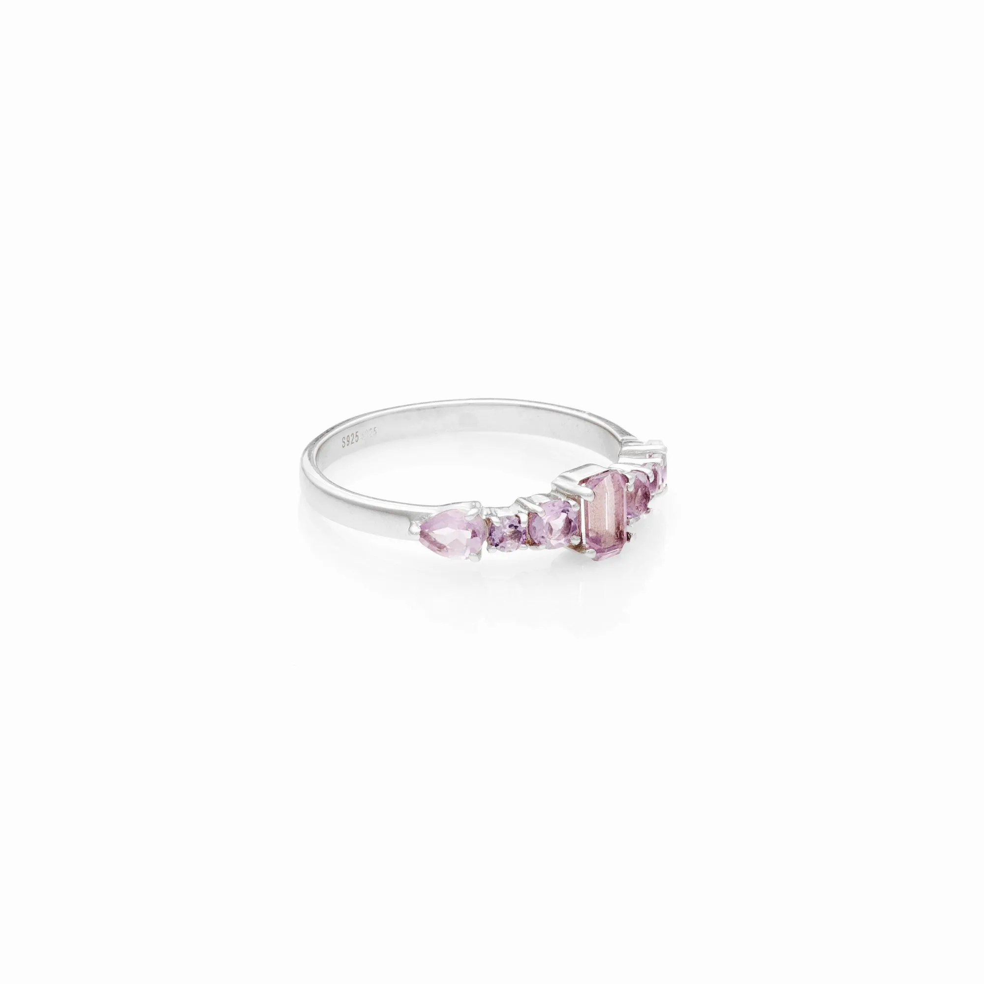 Theia / Ring / Brazilian Amethyst   Silver