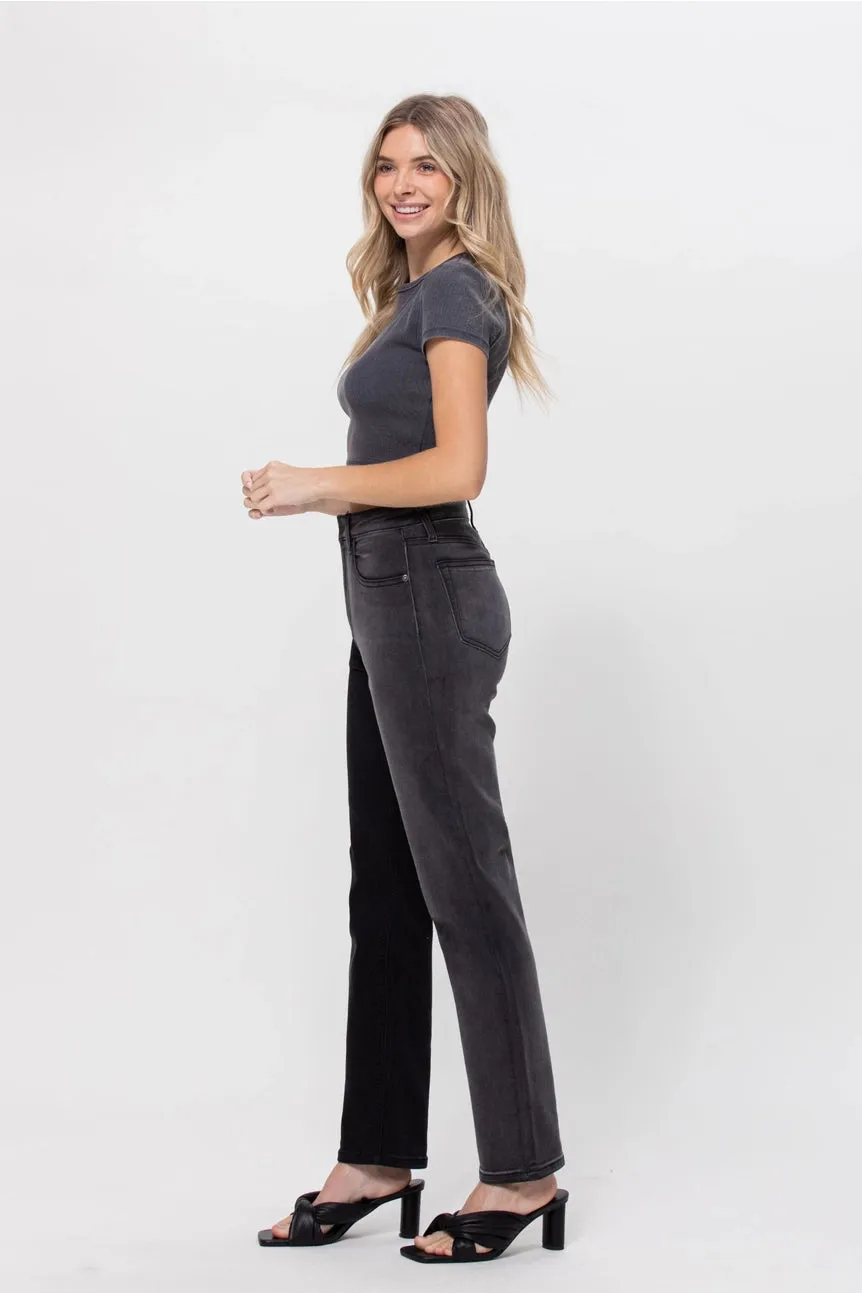 Tonya Two Tone High Rise Jeans