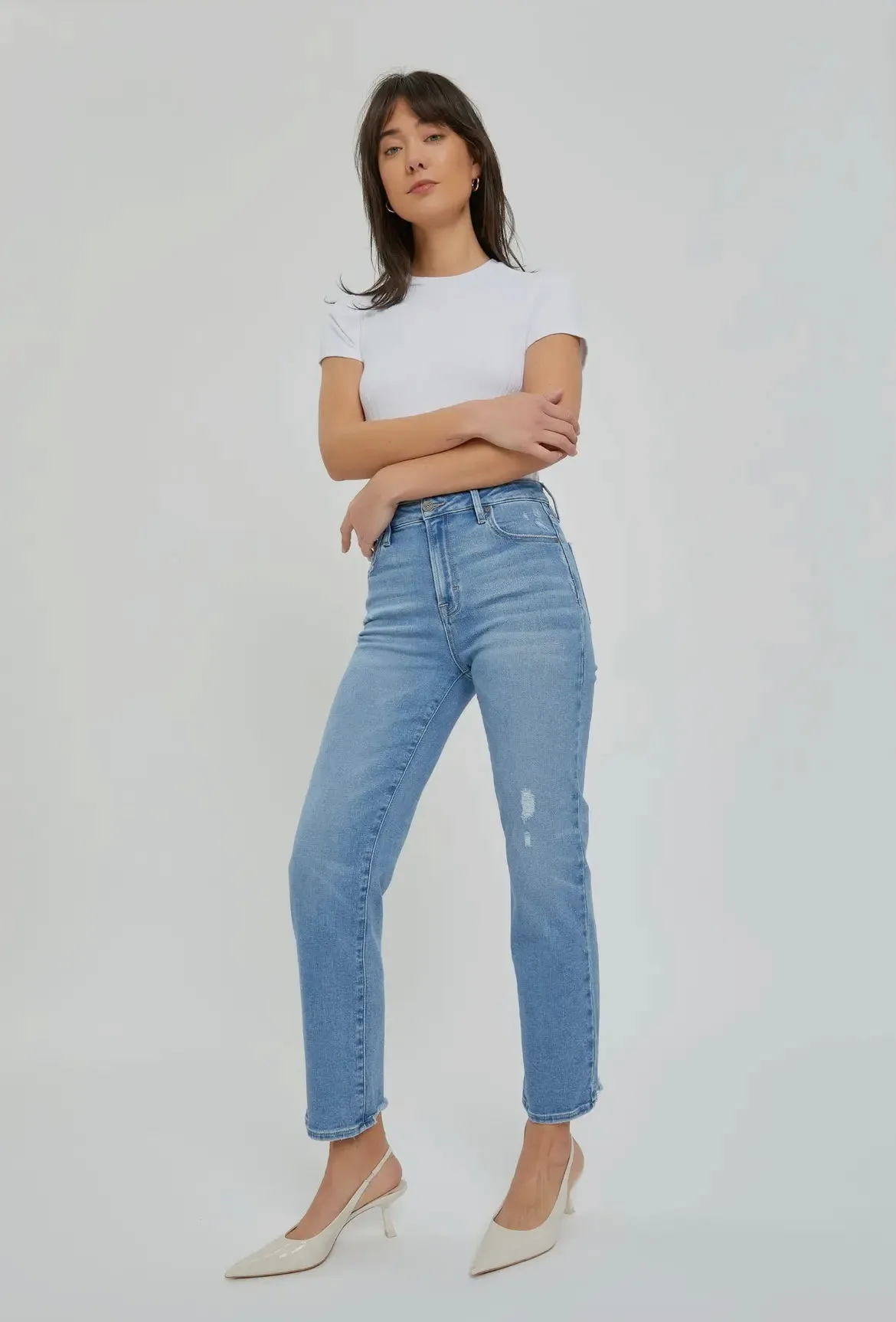 tracey high rise straight - medium