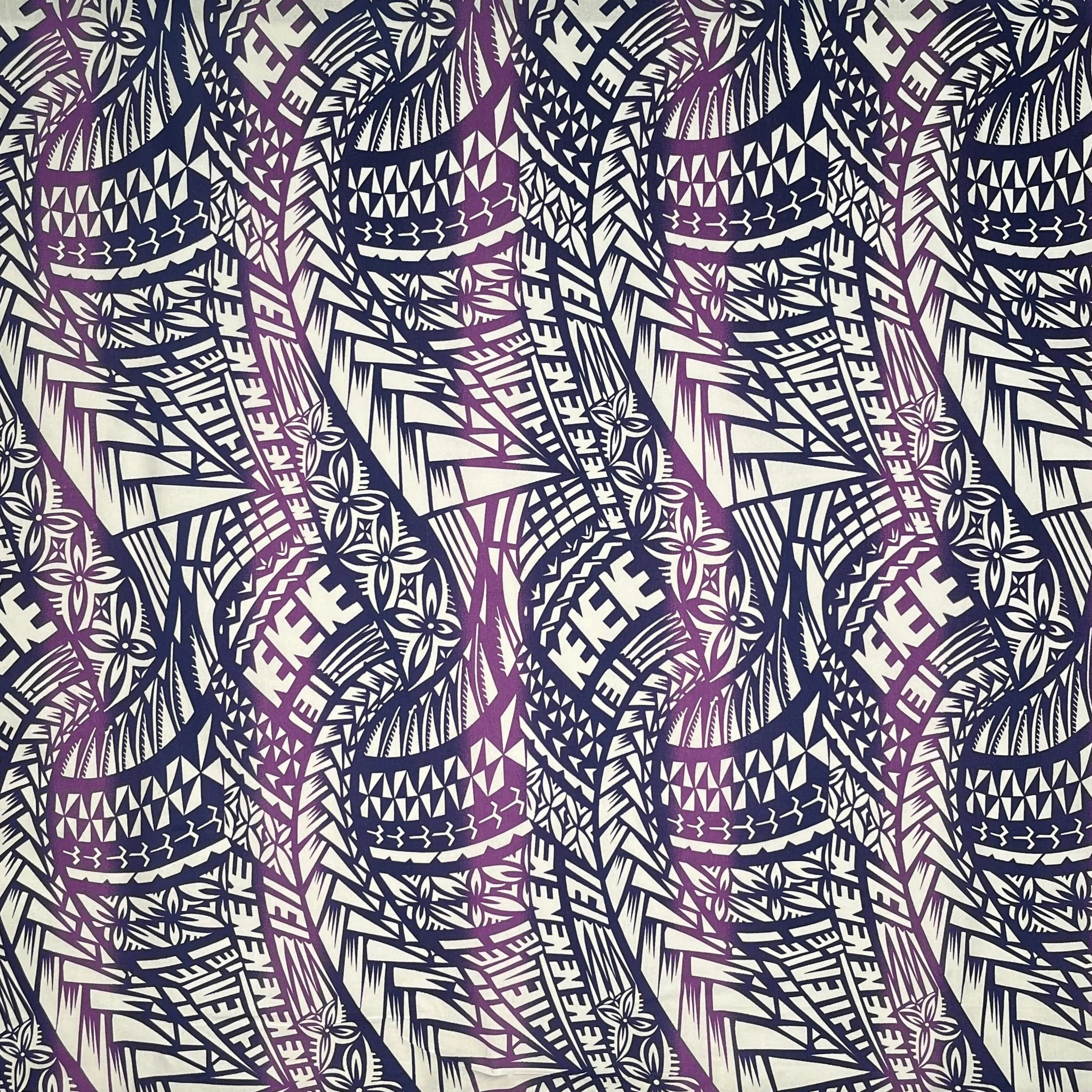 Traditional Polynesian Tattoo Fabric | Muslin Cotton