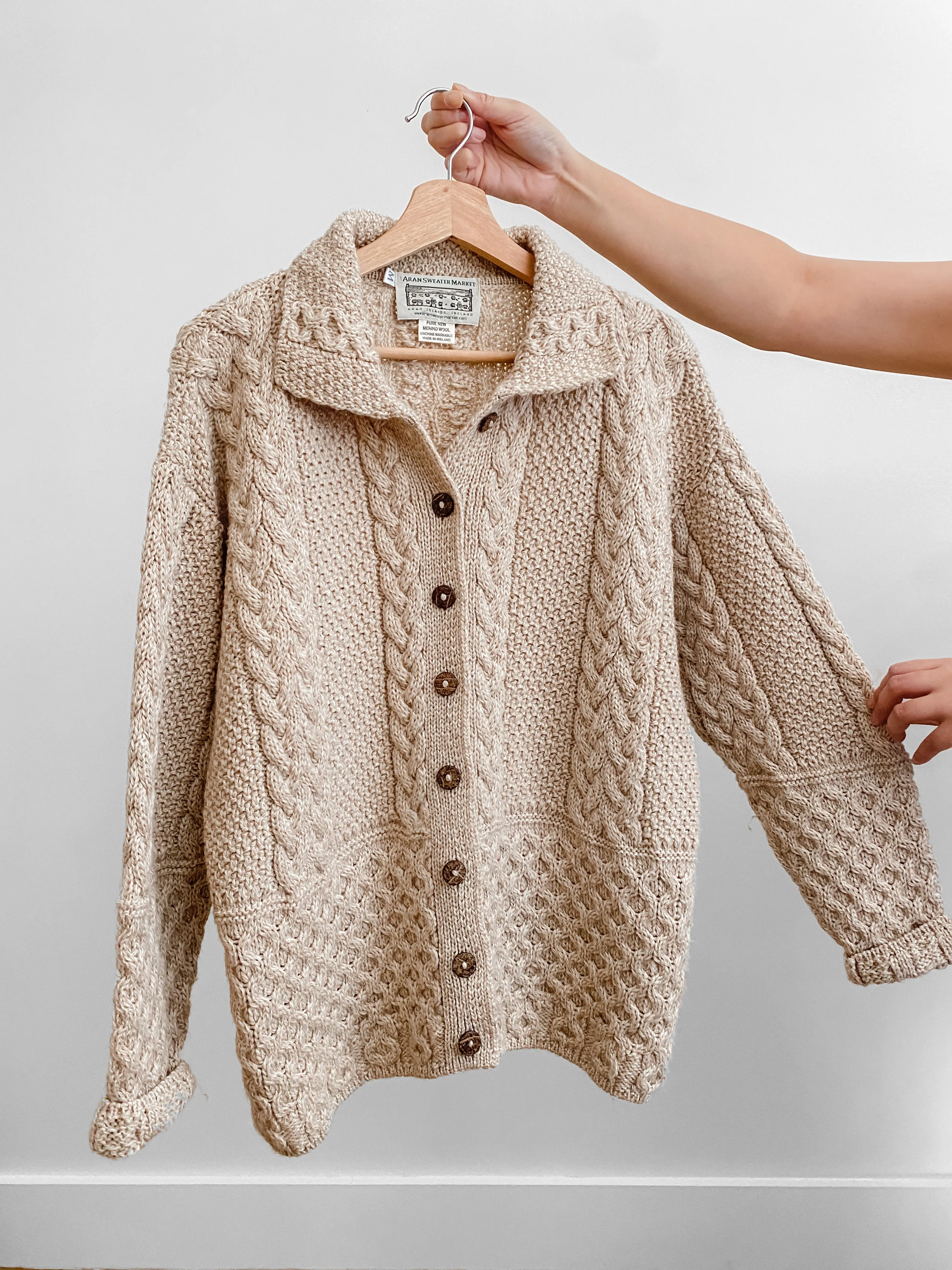 Vintage Merino Wool Chunky Knit (M)